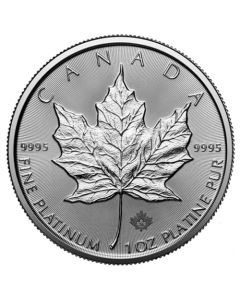 2024 1 oz Canadian Platinum Maple Leaf Coin BU