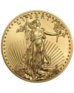 1/2 oz American Gold Eagle Coin BU - Random Year