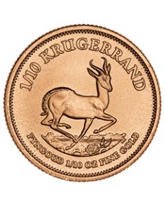 1/10 oz Gold Krugerrand Coin - Random Year