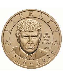 2026-P US President Donald Trump Dollar Coin in Capsule