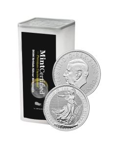 2026 1 oz Silver Britannia MintCertified&trade; Premium Uncirculated | Sealed Tube