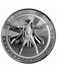 1 oz The Gunslinger Silver Round - Scottsdale Mint Cowboy Series