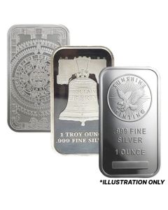 1 oz Silver Bars - Design Our Choice