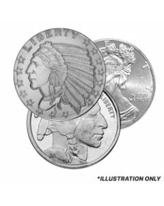 1/10 oz Silver Rounds - Design Our Choice 1/10 oz Silver Rounds - Design Our Choice