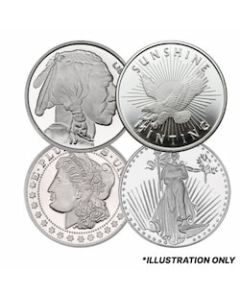 1/2 oz Silver Rounds - Design Our Choice