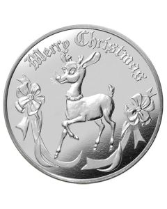 2025 1 oz Rudolph Silver Round 2025 1 oz Rudolph Silver Round
