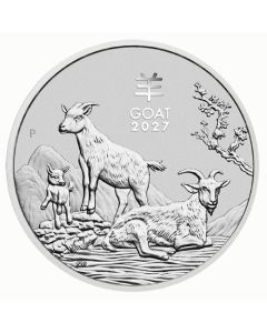 2027 1 oz Year of the Goat Silver Coin &ndash; Lunar Series III