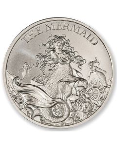1.5 oz Mermaid Silver Round