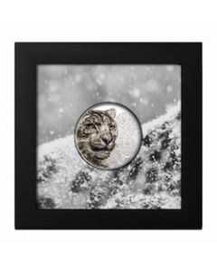 2024 1 oz Snow Leopard Colorized Proof Silver Coin