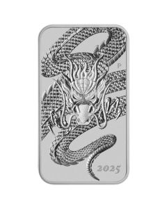 2025 1 oz Dragon Rectangular Silver Coin