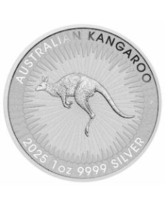 2025 1 oz Australian Silver Kangaroo Coin BU