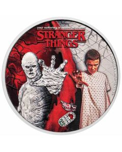 2026 1/2 oz Stranger Things "Eleven + Vecna" Colorized Proof Collector Silver Coin