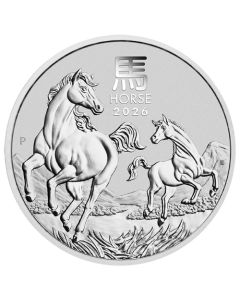 2026 5 oz Year of the Horse Silver Coin – Lunar Series III