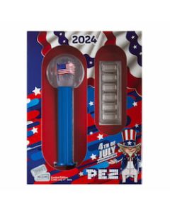 2024 PEZ® 4th of July 5-gram Silver Wafer Gift Set