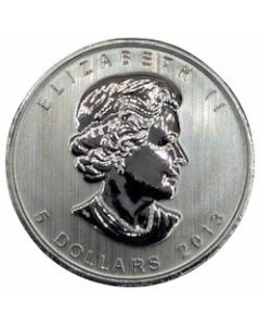 2013 1 oz Canadian Silver Maple Leaf Coin BU