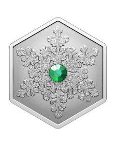 2025 1 oz Snowflake Silver Hexagonal Reverse Proof Coin