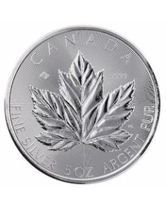 2026 5 oz Canadian Silver Grand Maple Leaf Coin BU