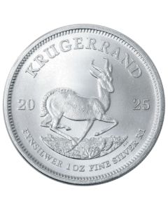 2025 1 oz South African Silver Krugerrand Coin BU