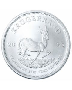 2025 1 oz South African Silver Krugerrand Coin BU 2025 1 oz South African Silver Krugerrand Coin BU