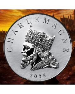 2025 5 oz Charlemagne Silver Coin - Commander Series