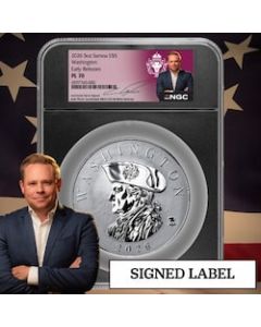 Josh Phair - 2026 NGC PL-70 5 oz Washington Silver Coin - Commander Series - Signed Label 
