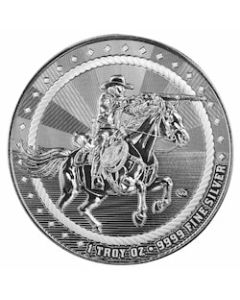 1 oz The Rifleman Silver Round - Cowboy Series