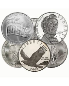 US $1 Commemorative 90% Silver Coin - Bullion/Proof - Random Year