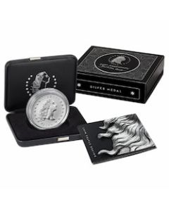 2024 1 oz US Mint 230th Anniversary Flowing Hair Silver Medal w/Box & COA