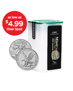 2025 Silver Eagle NGC & SD Bullion MintCertified™ FIRST30 | Sealed Tube of 20 Coins