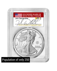 2025-W PCGS PR-70 First Day of Issue US Army Privy 1 oz American Silver Eagle Proof Coin - John Dannreuther Label