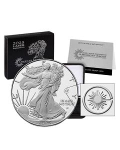 2025-W Laser Beam Privy 1 oz American Silver Eagle Proof Coin