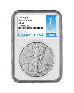 2026 NGC MS-70 First Day of Issue 1 oz American Silver Eagle Coin