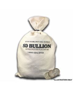 $100 Face Bag - 90% US Silver Dimes (Random Design)