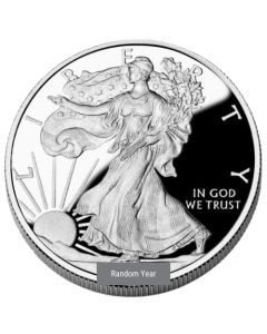 1 oz American Silver Eagle Proof Coin (In Capsules Only) - Random Year