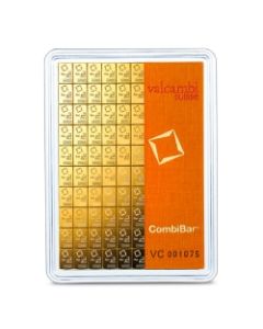 100 x 1 g Valcambi Gold CombiBar - In Assay | Free Shipping