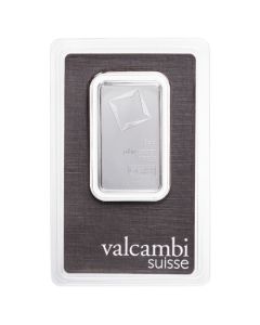 1 oz Valcambi Platinum Bar - In Assay