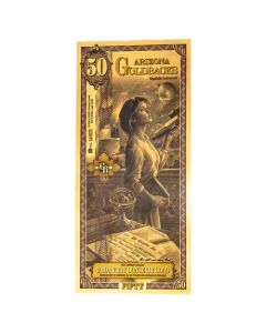 Gold Aurum 24K Arizona 50 Goldback Note 