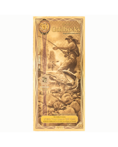 Gold Aurum 24k Idaho 50 Goldback Note