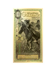 Gold Aurum Oklahoma 1 Goldback Note (24K)
