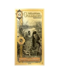 Gold Aurum Oklahoma 2 Goldback Note (24K)
