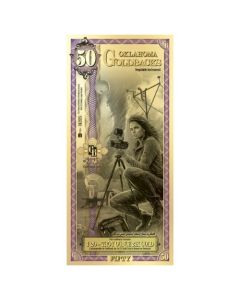 Gold Aurum Oklahoma 50 Goldback Note (24K)