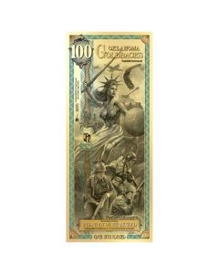 Gold Aurum Oklahoma 100 Goldback Note (24K)
