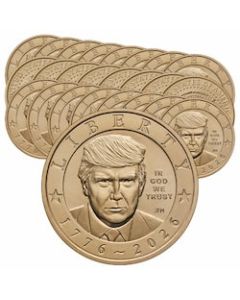 2026-P US President Donald Trump Dollar Coin - Tube of 25