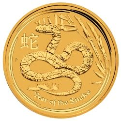 2013 1/2 oz Year of the Snake Gold Coin | Lunar Series