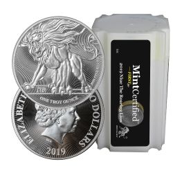 2019 Roaring Lion Silver Coin Roll - MintCertified™ FIRST30