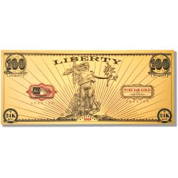 1/10 Gram Aurum Gold Liberty Note (24K)