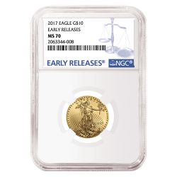 2017 1/4 oz NGC MS-70 Early Releases Gold American Eagle