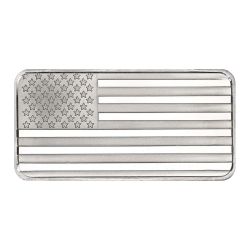 1 oz SilverTowne United States Flag Silver Bar