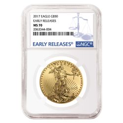 2017 1 oz NGC MS-70 Early Releases Gold American Eagle