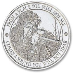 1 oz Sniper Silver Round